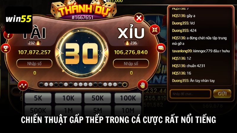 Chiến thuật gấp thếp trong cá cược rất nổi tiếng